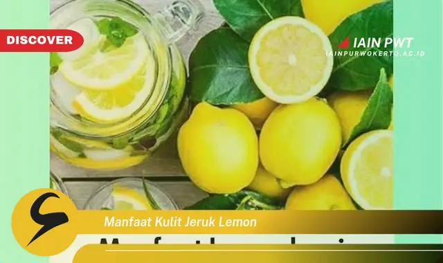 manfaat kulit jeruk lemon