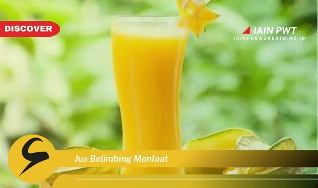 jus belimbing manfaat