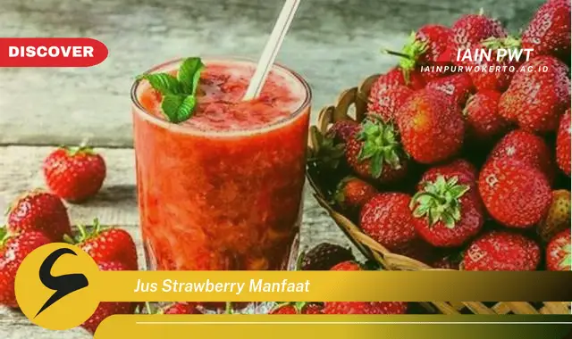 jus strawberry manfaat