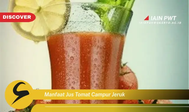 manfaat jus tomat campur jeruk