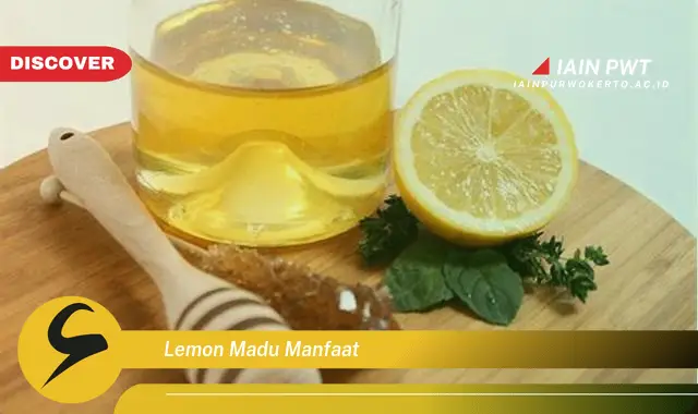 lemon madu manfaat