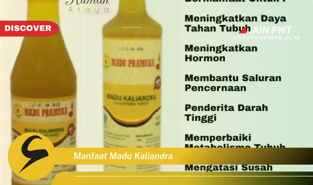 manfaat madu kaliandra