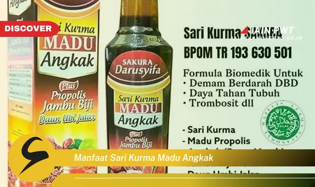 manfaat sari kurma madu angkak