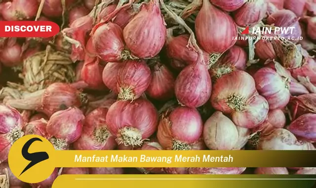 manfaat makan bawang merah mentah