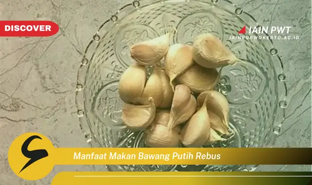 manfaat makan bawang putih rebus