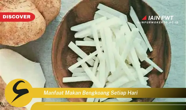 manfaat makan bengkoang setiap hari