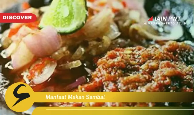 manfaat makan sambal