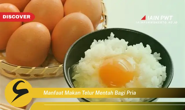 manfaat makan telur mentah bagi pria