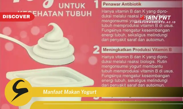 manfaat makan yogurt