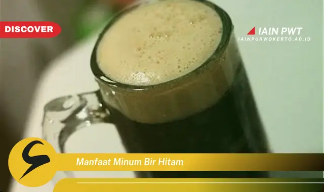 manfaat minum bir hitam