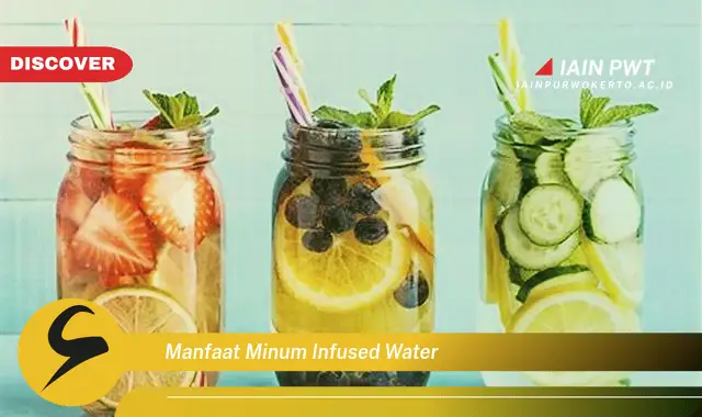 manfaat minum infused water