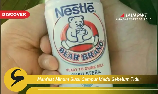 manfaat minum susu campur madu sebelum tidur