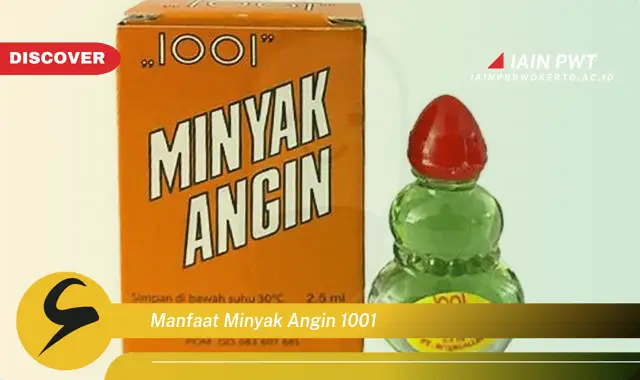 manfaat minyak angin 1001