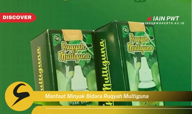 manfaat minyak bidara ruqyah multiguna