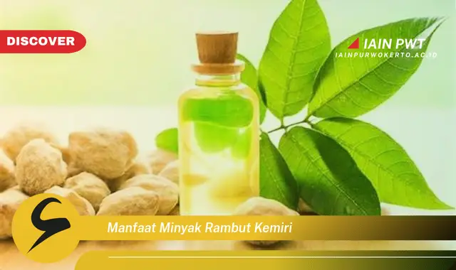 manfaat minyak rambut kemiri