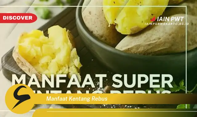 manfaat kentang rebus