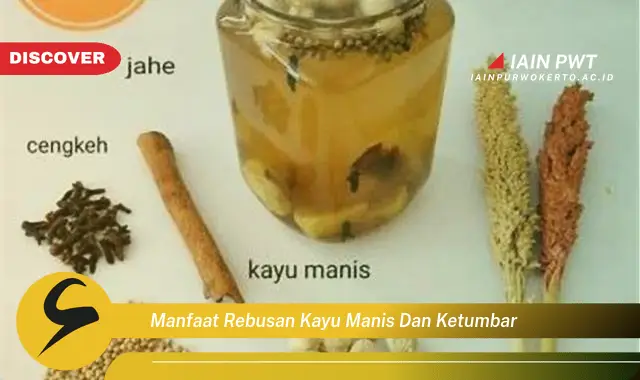 manfaat rebusan kayu manis dan ketumbar