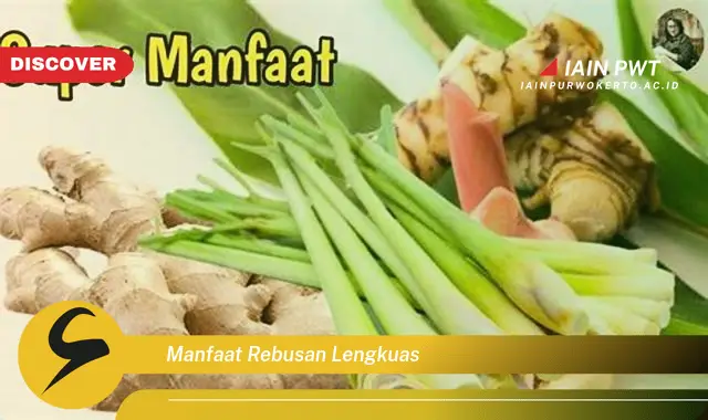 manfaat rebusan lengkuas