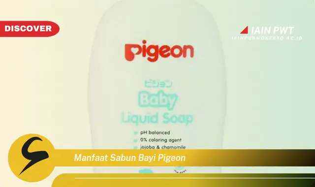 manfaat sabun bayi pigeon