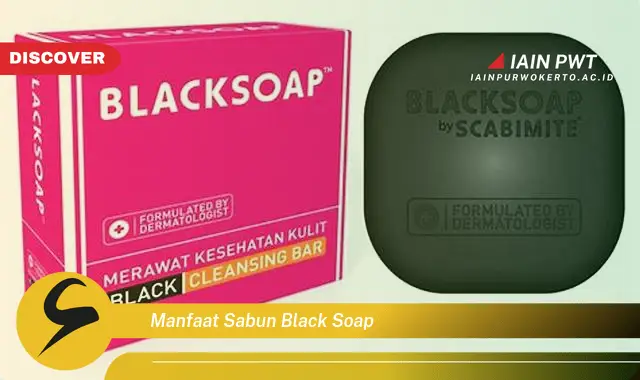 manfaat sabun black soap