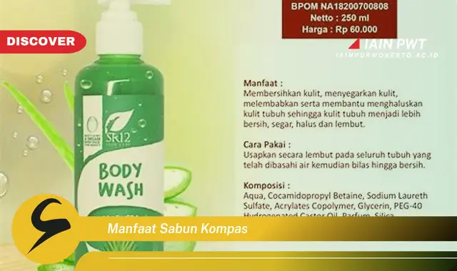 manfaat sabun kompas