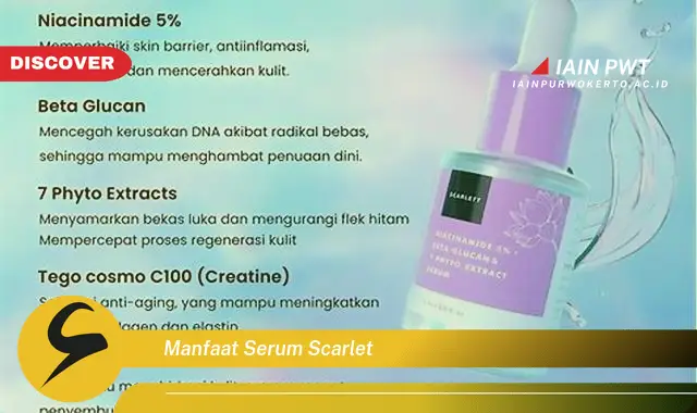 manfaat serum scarlet