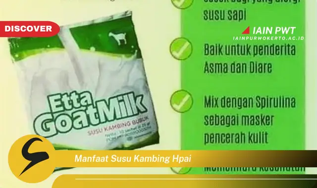 Ketahui 5 Manfaat Susu Kambing HPAI yang Bikin Kamu Penasaran! - Discover