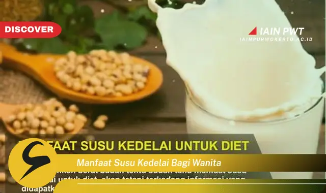 manfaat susu kedelai bagi wanita