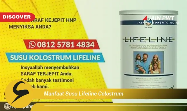 manfaat susu lifeline colostrum