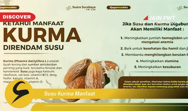 susu kurma manfaat