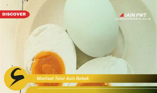 manfaat telur asin bebek