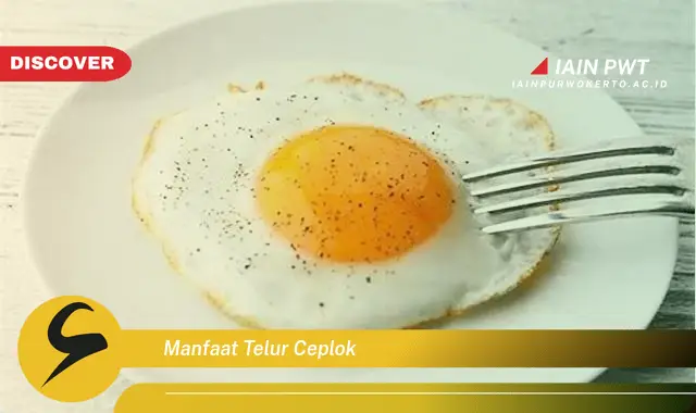 manfaat telur ceplok