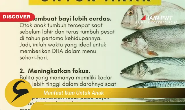 manfaat ikan untuk anak