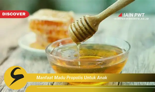 manfaat madu propolis untuk anak