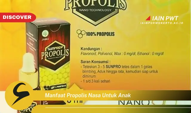 manfaat propolis nasa untuk anak