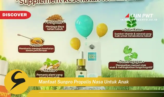 manfaat sunpro propolis nasa untuk anak