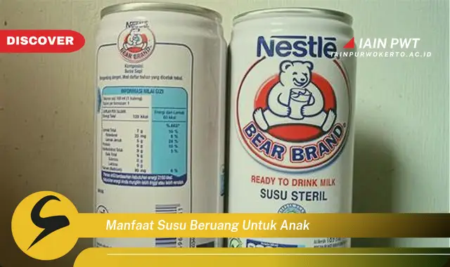 manfaat susu beruang untuk anak