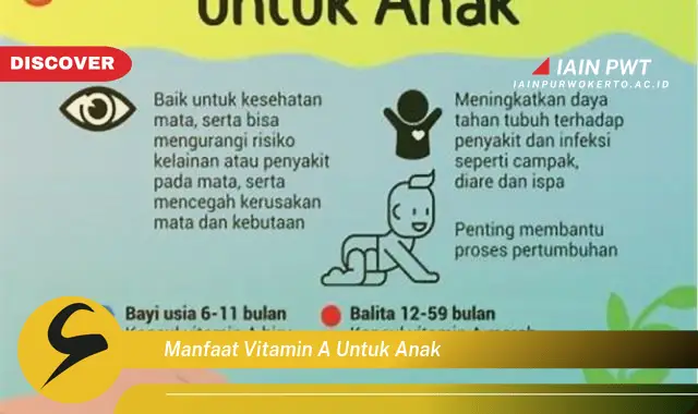 manfaat vitamin a untuk anak