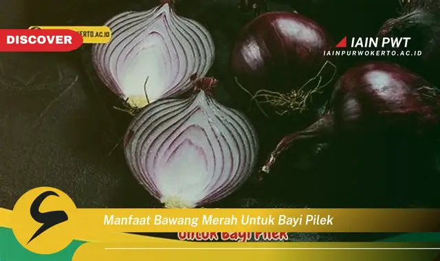 manfaat bawang merah untuk bayi pilek