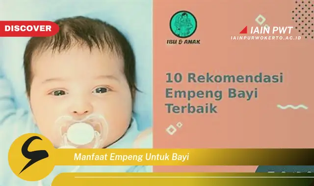 manfaat empeng untuk bayi