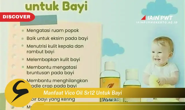 manfaat vico oil sr12 untuk bayi