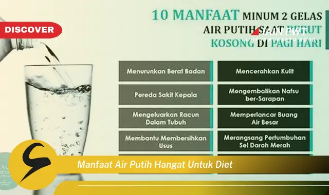 manfaat air putih hangat untuk diet