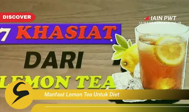 manfaat lemon tea untuk diet