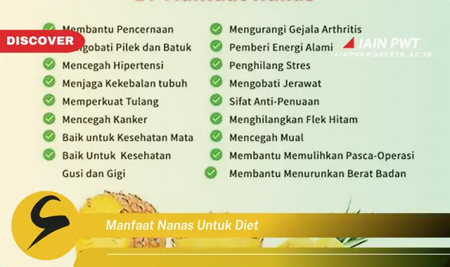 manfaat nanas untuk diet