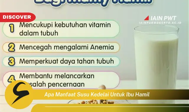 Ketahui 7 Manfaat Susu Kedelai bagi Ibu Hamil