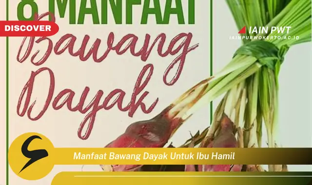 Ketahui 5 Manfaat Bawang Dayak untuk Kehamilan Sehat