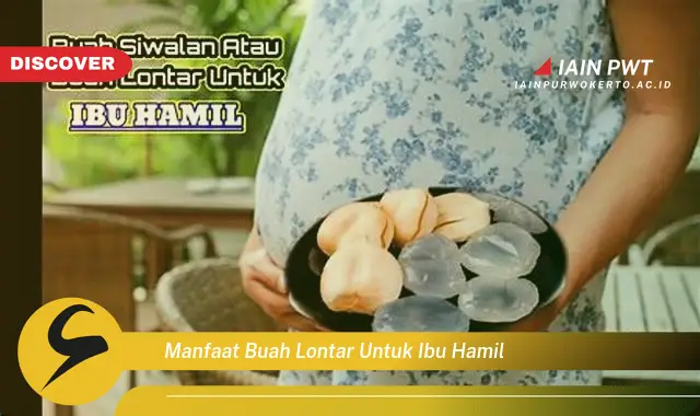 manfaat buah lontar untuk ibu hamil