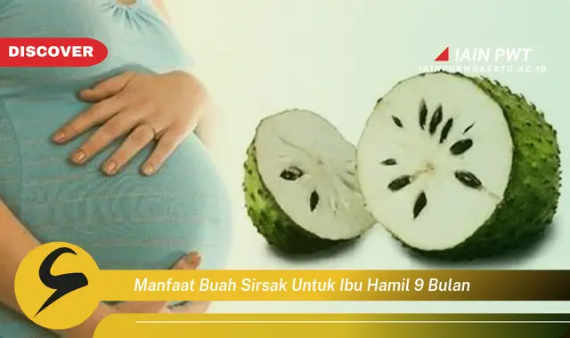 manfaat buah sirsak untuk ibu hamil 9 bulan