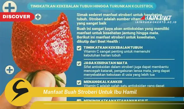 manfaat buah stroberi untuk ibu hamil