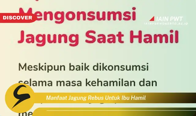 manfaat jagung rebus untuk ibu hamil